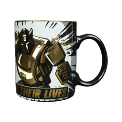 Geek Industry Taza con Acabados Metálicos 350 ml Transformers Bumblebee